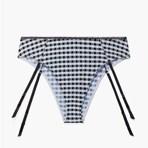 Savage x Fenty gingham garter panty